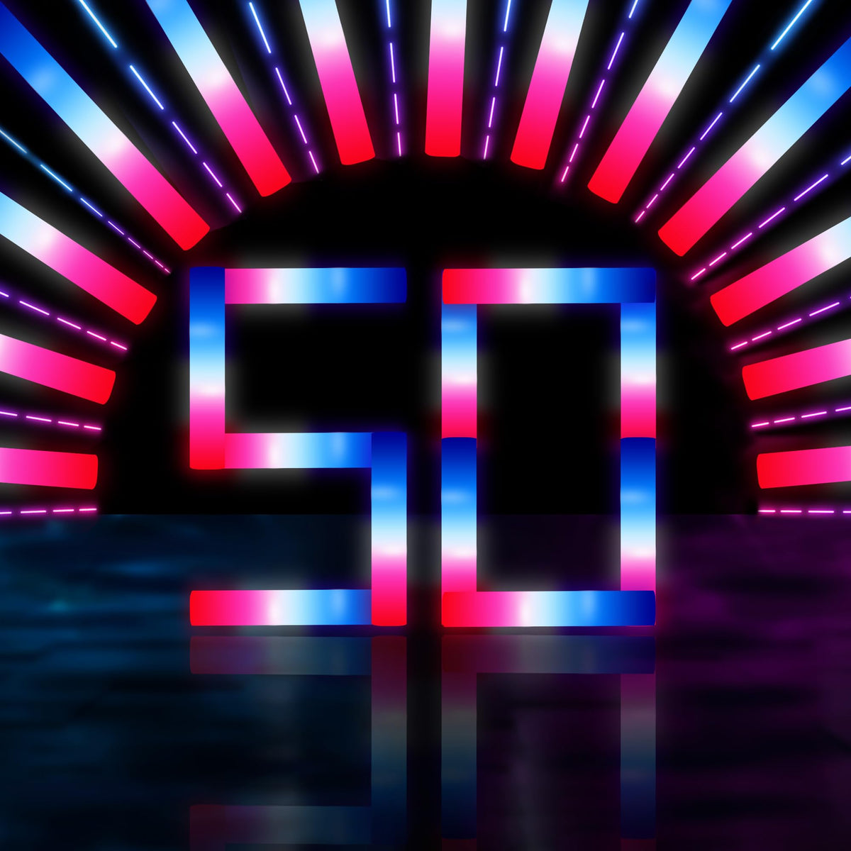 Party Spot foam glow stick blue creates bold accents for patriotic celebrations