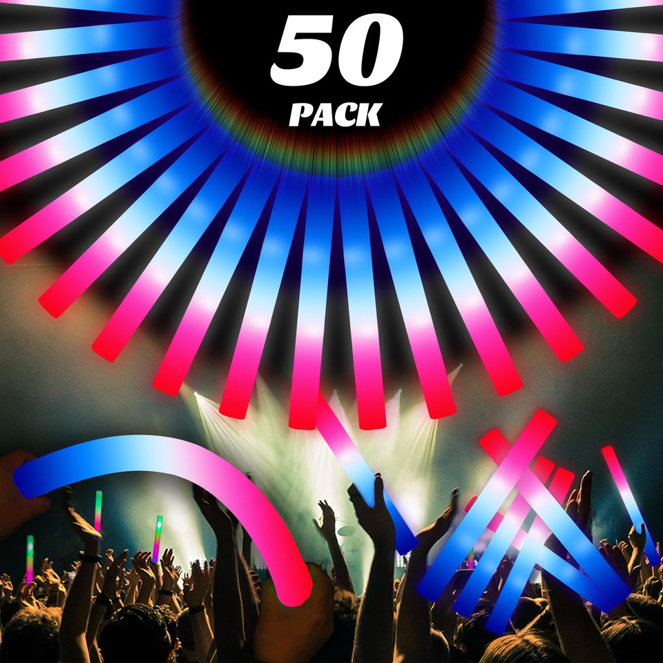 Party Spot foam glow stick red enhances festive glow for events