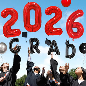 Party Spot foil balloons GRAD and 2026 offer bold photo props.