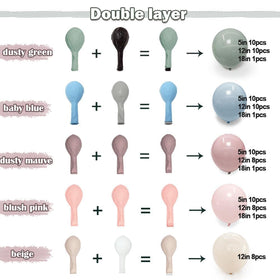 Partycus mauve pink balloons add warm, romantic accents to birthdays and showers.