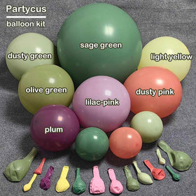 Partycus pastel balloon garland roll ready for quick setup.