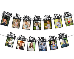 PartyHooman pre-strung banner with photos enables quick setup for celebrations
