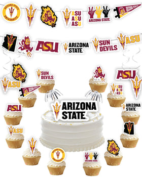 PartyKandy Arizona State banner setup makes quick, showy ASU celebrations easy.