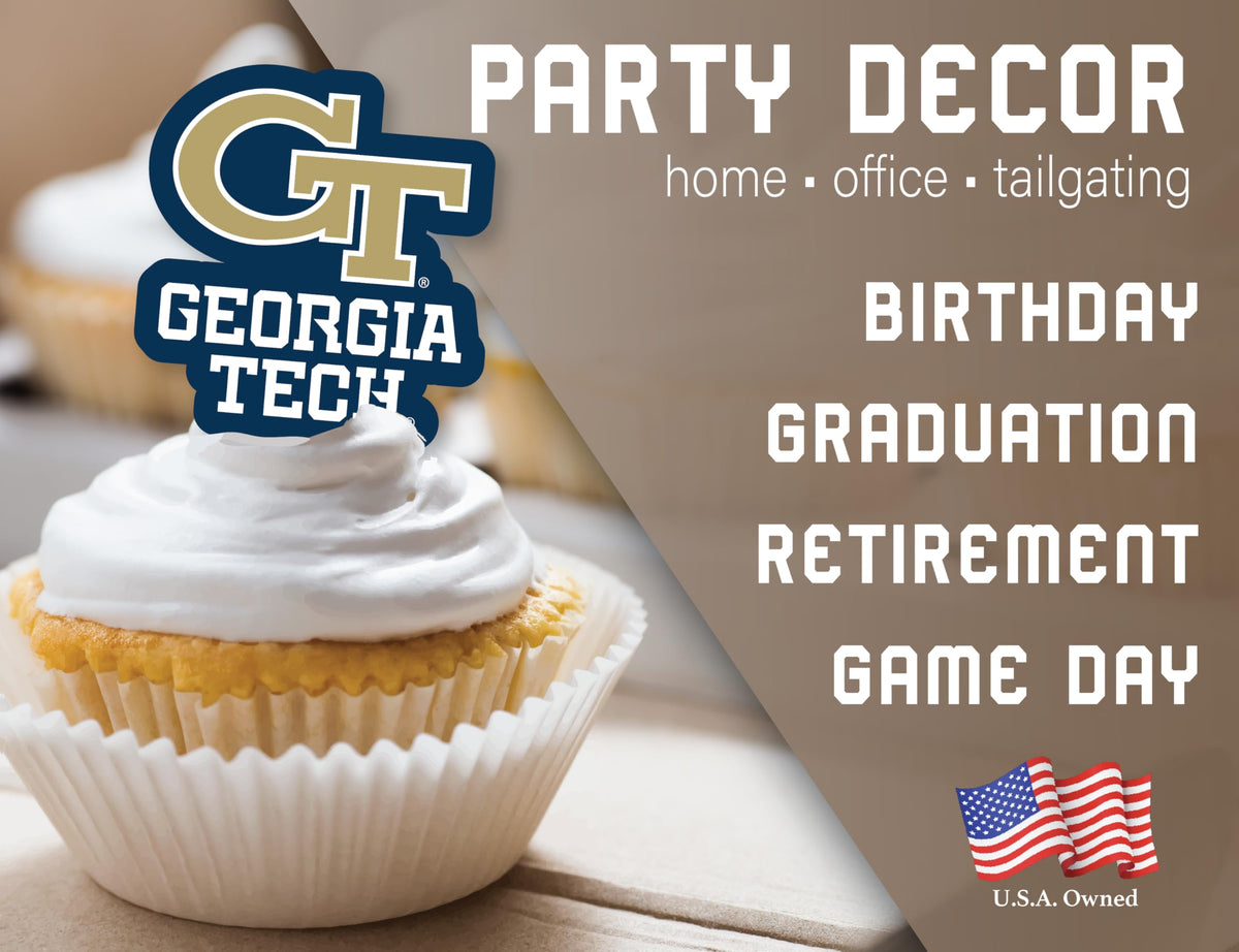 Partykandy Georgia Tech kit display showing all pieces for easy planning