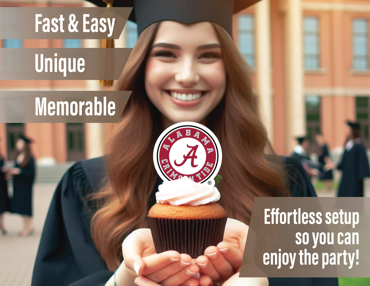 PartyKandy cupcake toppers showcase Roll Tide energy on snacks