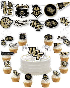 PartyKandy UCF Knights banner with bold team colors for easy party setup
