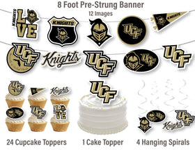 PartyKandy UCF Knights cake topper as a celebratory centerpiece