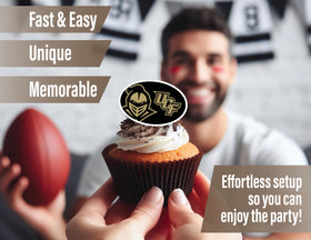 PartyKandy UCF Knights cupcake toppers adding team spirit to treats