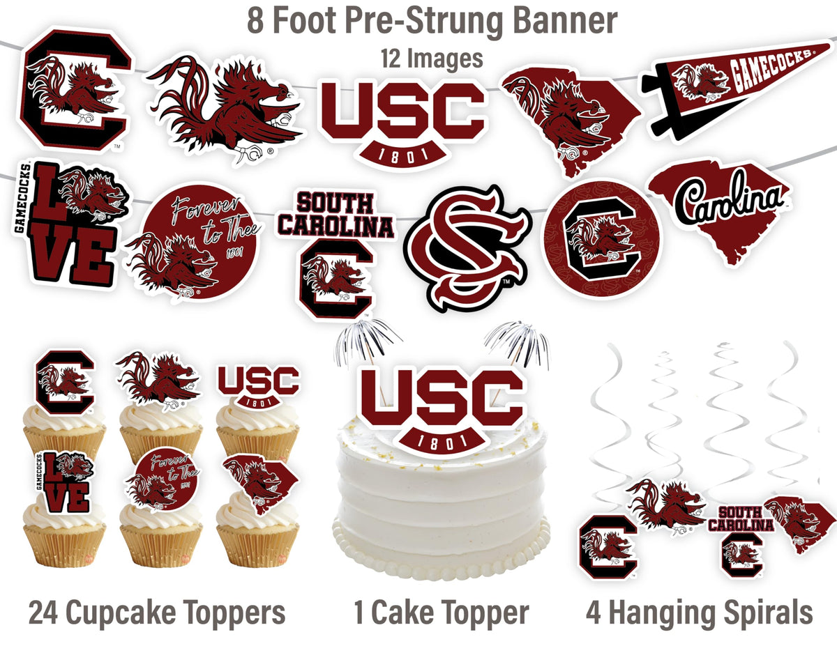 PartyKandy USC cake topper adds team pride to desserts.