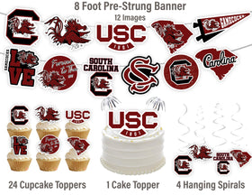 PartyKandy USC cake topper adds team pride to desserts.