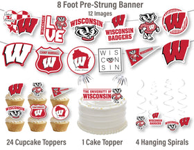 PartyKandy Wisconsin cake topper adds Badger pride to celebrations
