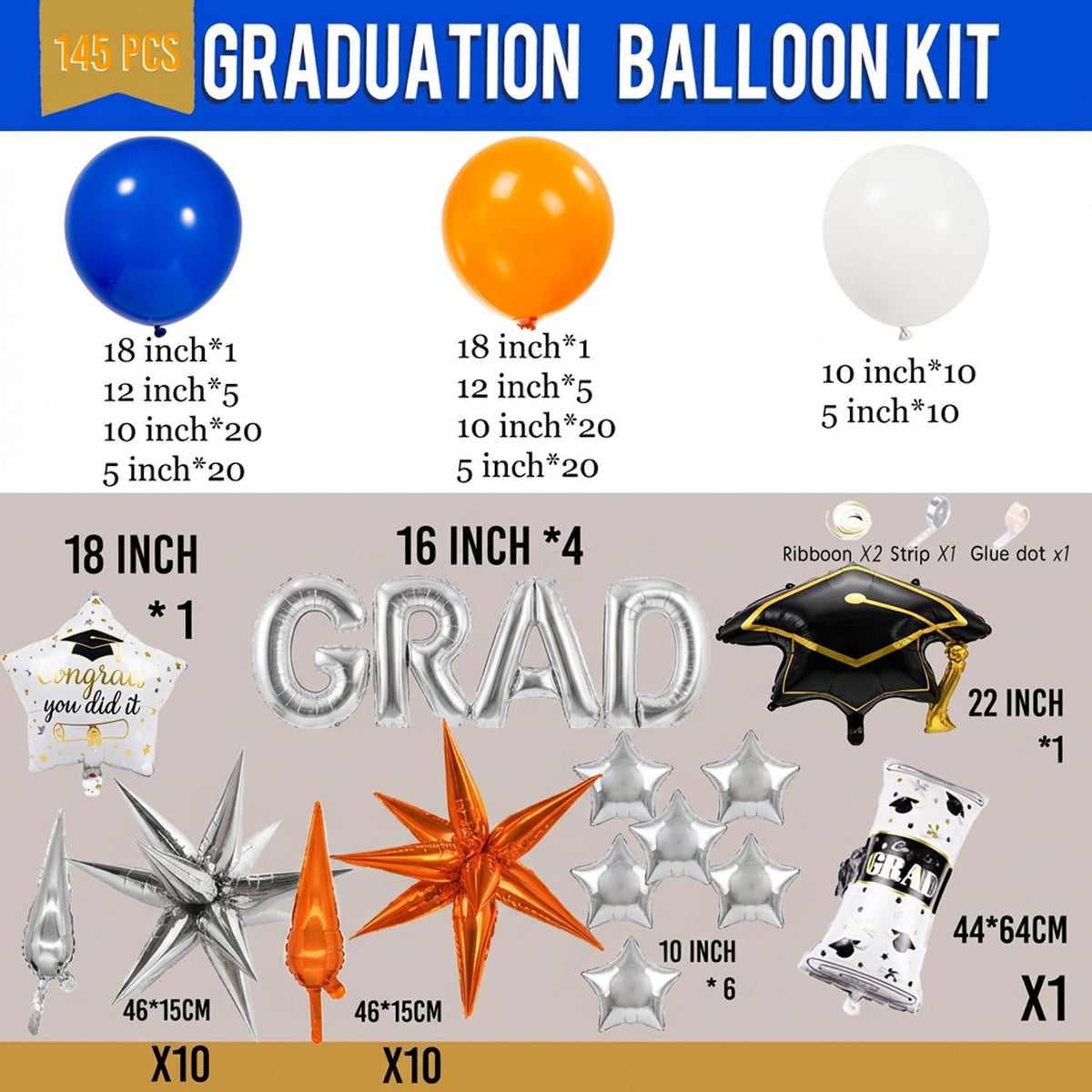 PartyMigo certificate balloon complements dessert tables and display areas.
