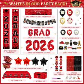 Party Spot yard banner Grad 2026 adds outdoor charm to the entry.