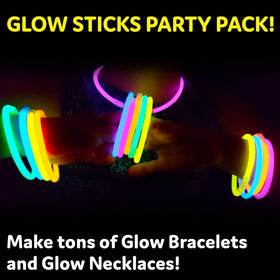 PartySticks connectors for secure glow jewelry assembly.