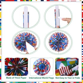 Pasimy 32-country flags deliver multicultural theme for celebrations and classrooms