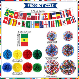 Pasimy hanging paper fans provide color and texture for photo backdrops