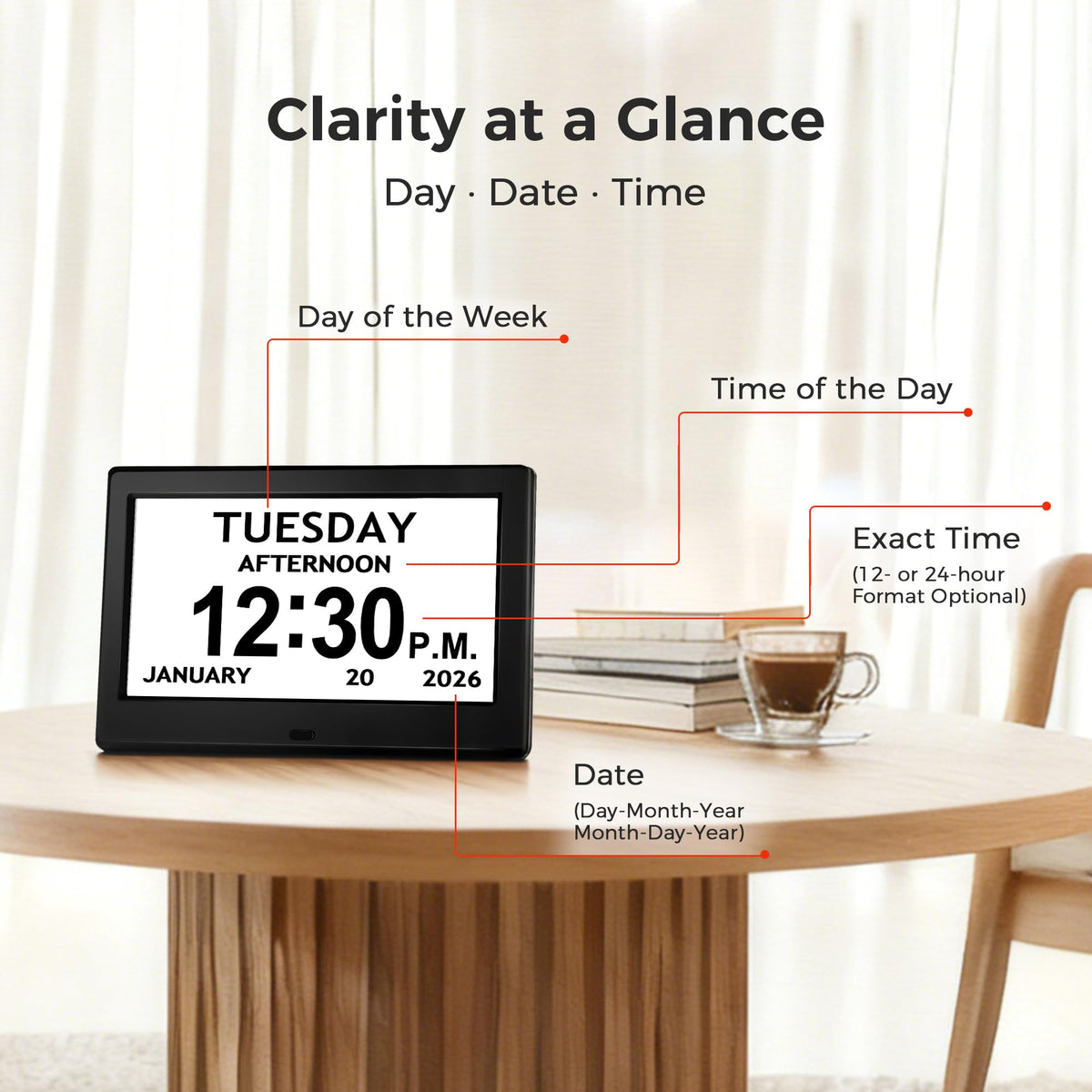 Pastigio desk or wall mount option supports flexible placement