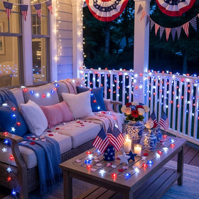 PASUTO flexible copper wire stars bend into any arrangement for creative displays.