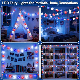 PASUTO remote timer star lights offer eight modes for customized ambiance.