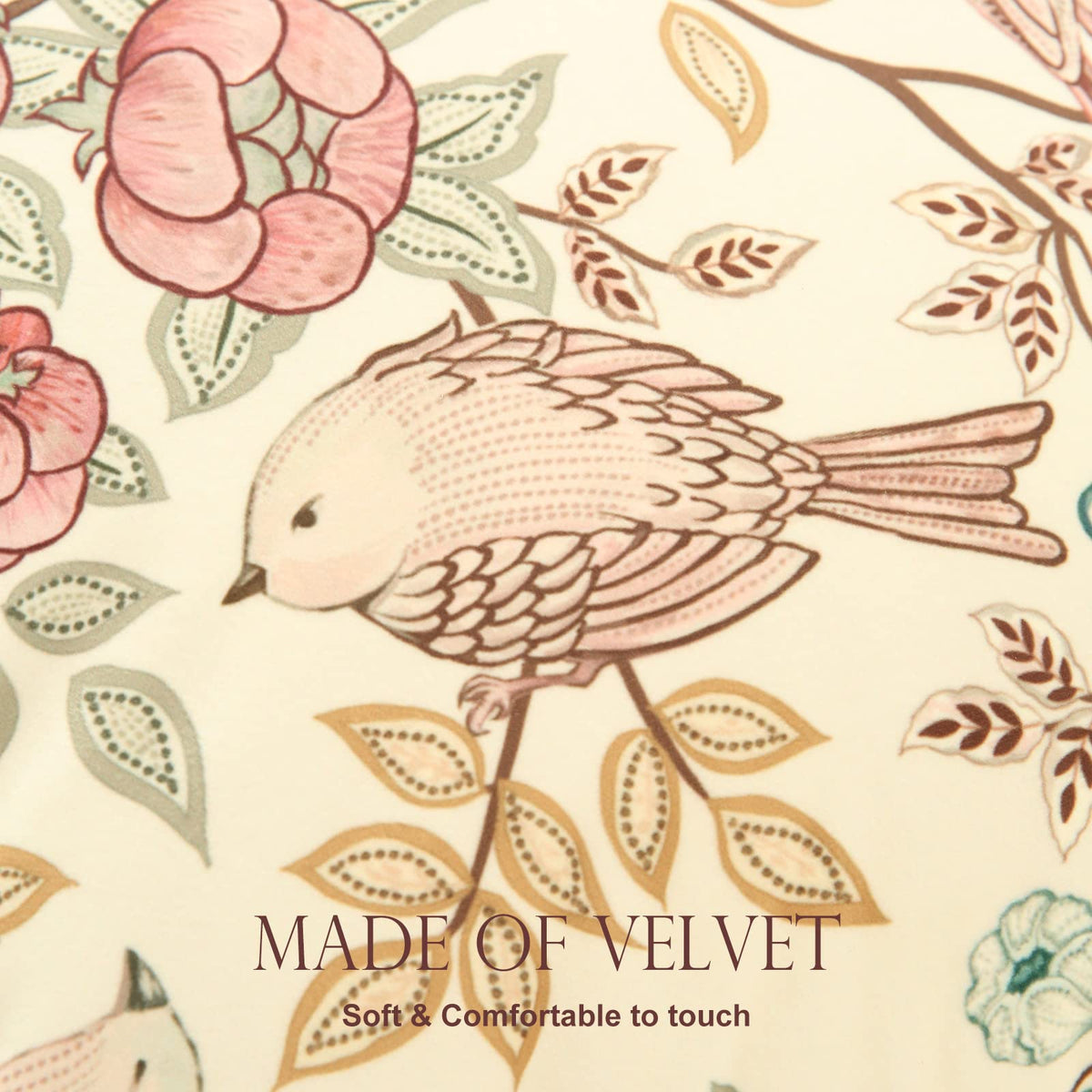 Patdrea euro sham features hand painted art for a unique boutique touch