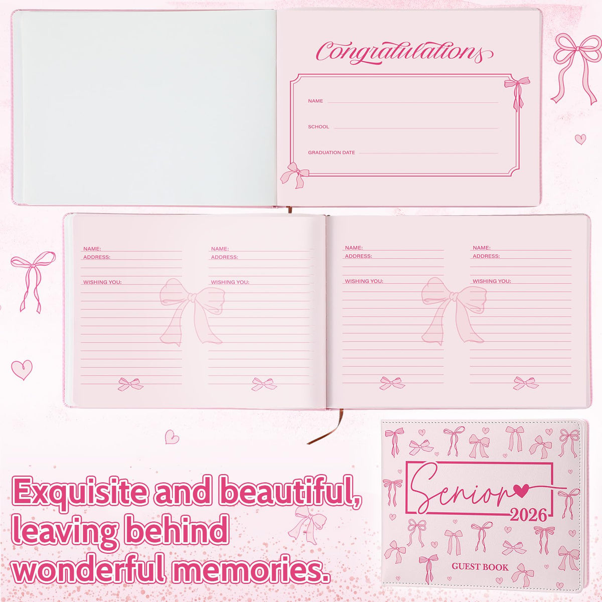 Patelai 112-page interior for messages and memories.