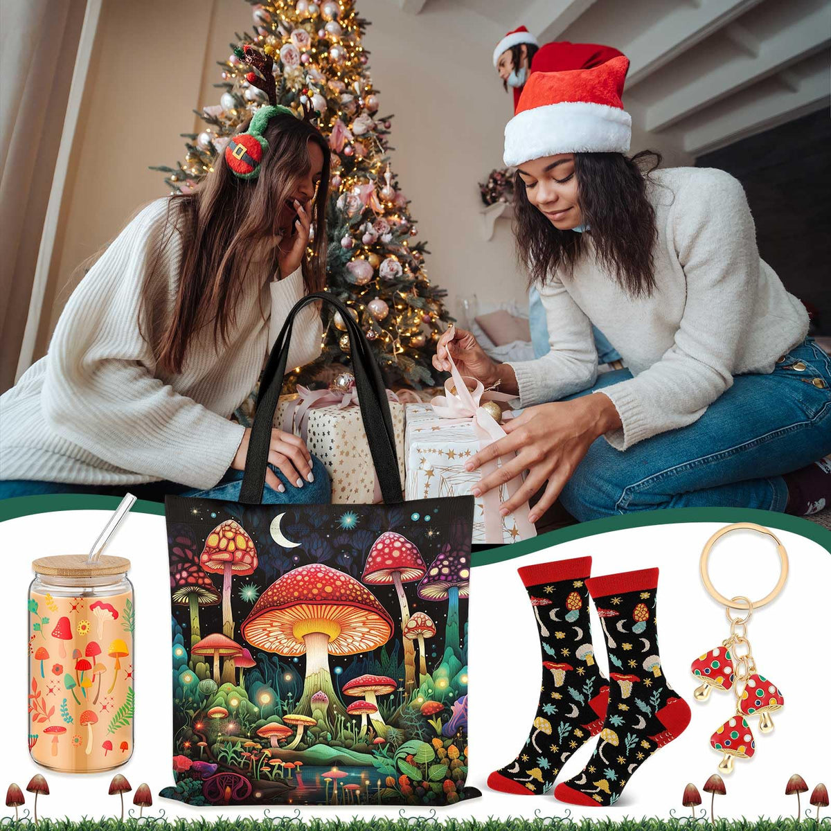 Paterr mushroom giftset complete package makes a thoughtful gift.