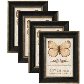 Patouque 5x7 frame set with mats displayed together in a stylish wall vignette