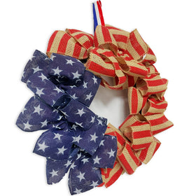 PLOEOUAR handmade grapevine backing adds natural texture to the wreath.