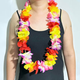 Patyflow leis perfect for luau, birthdays, weddings, and tropical events.