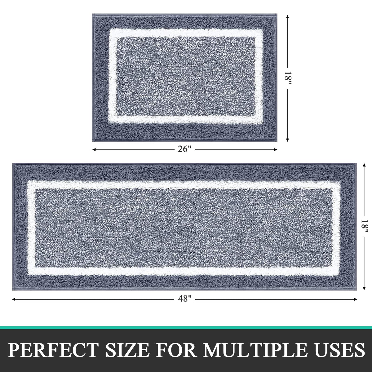 Pauwer microfiber rugs feel plush underfoot, adding comfort to daily routines.