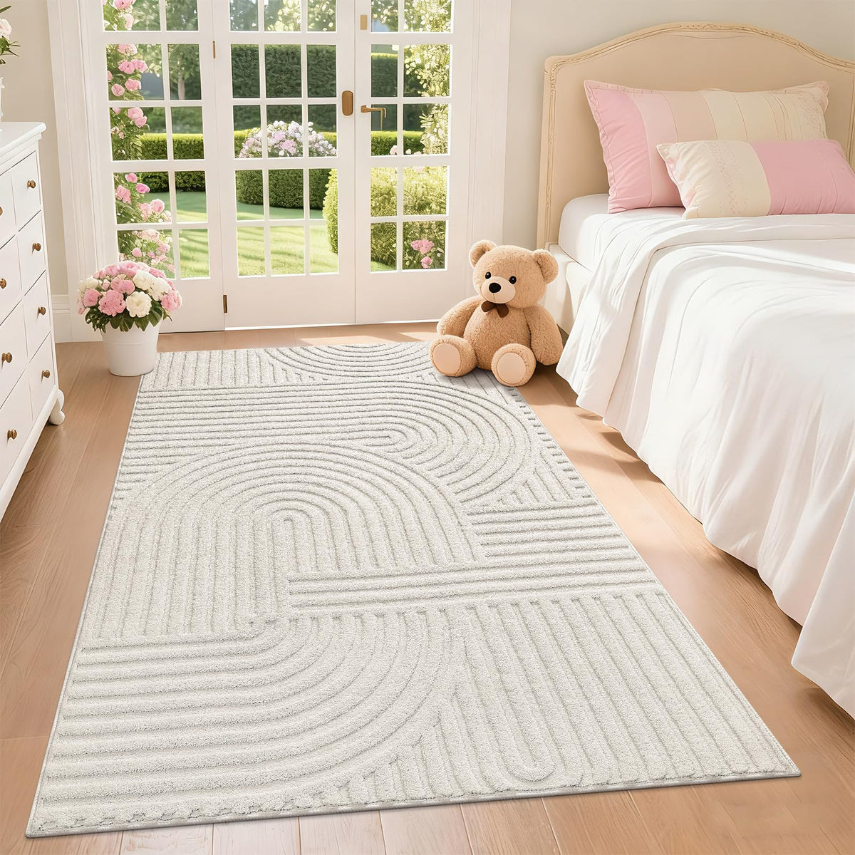 Pauwer versatile rug for living rooms bedrooms dining areas