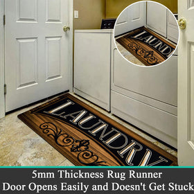 Pauwer doorway hallway rug fits under doors and bounds traffic