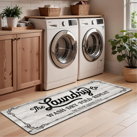 Pauwer non-slip mat stays in place in busy entryways and hallways.
