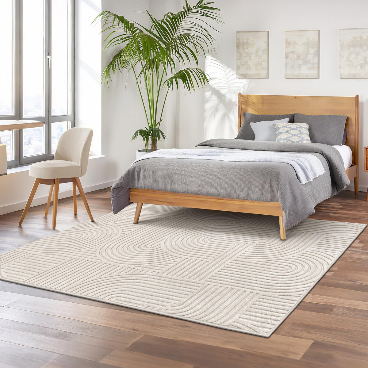Pauwer entryway rug adds chic warmth to high-traffic spaces