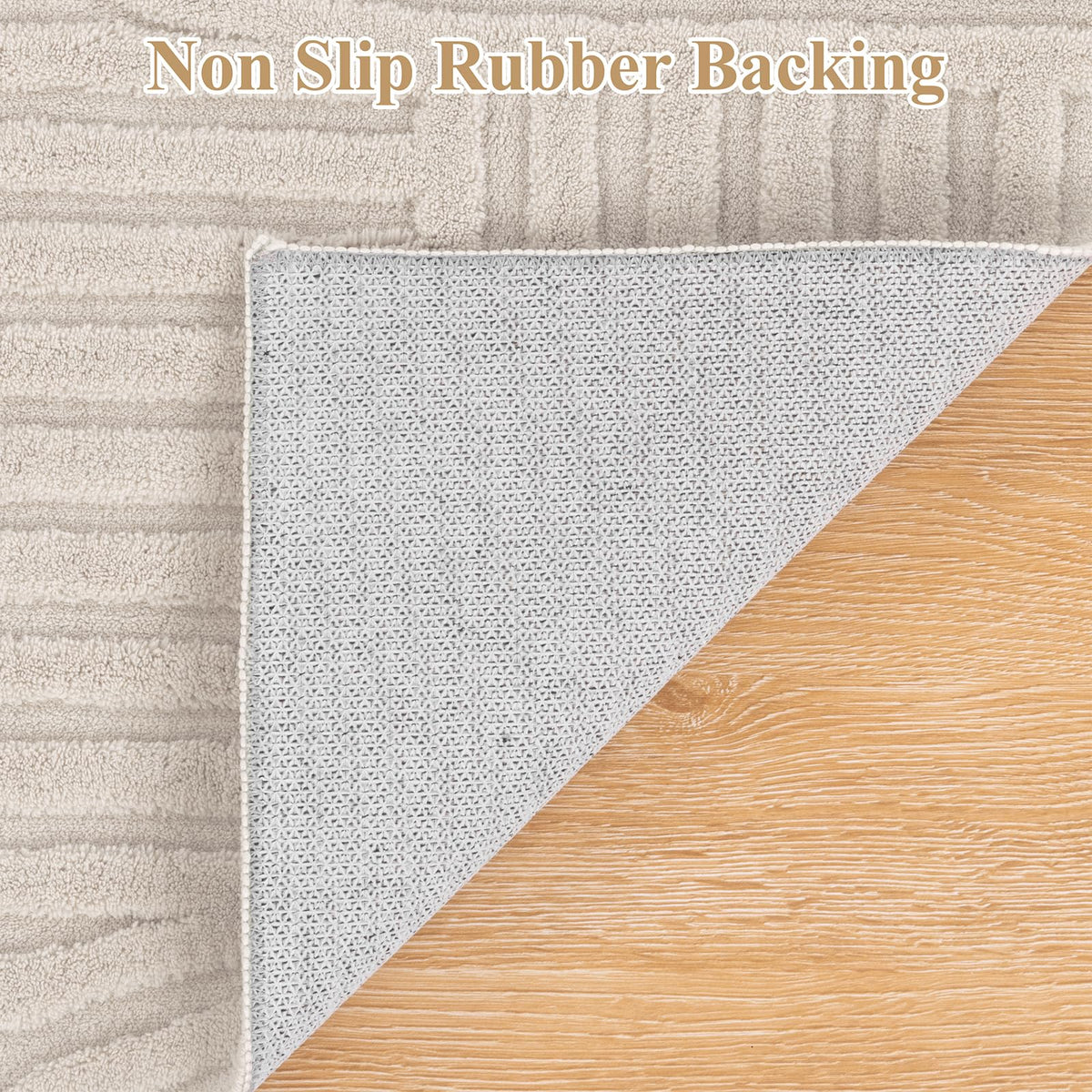 Pauwer low-pile rug closeup highlights easy maintenance