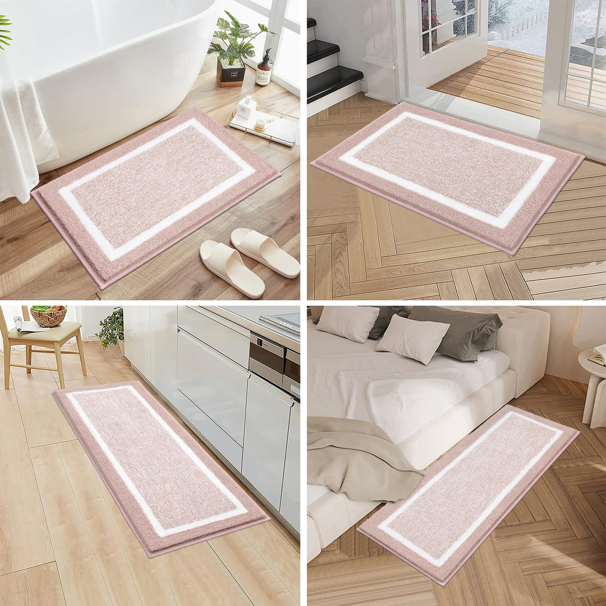 Pauwer multipurpose mats suitable for bathrooms, bedrooms, and living spaces