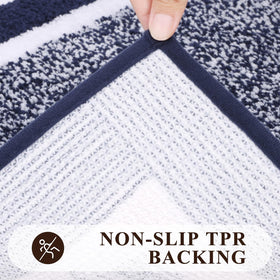 Pauwer U-shaped contour toilet mat adds defined support in small spaces