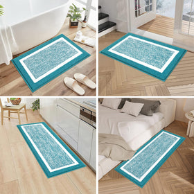Pauwer U-shaped toilet mat demonstrates dedicated contour fit.