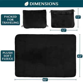 PAVILIA machine washable travel blanket becomes softer after washes.