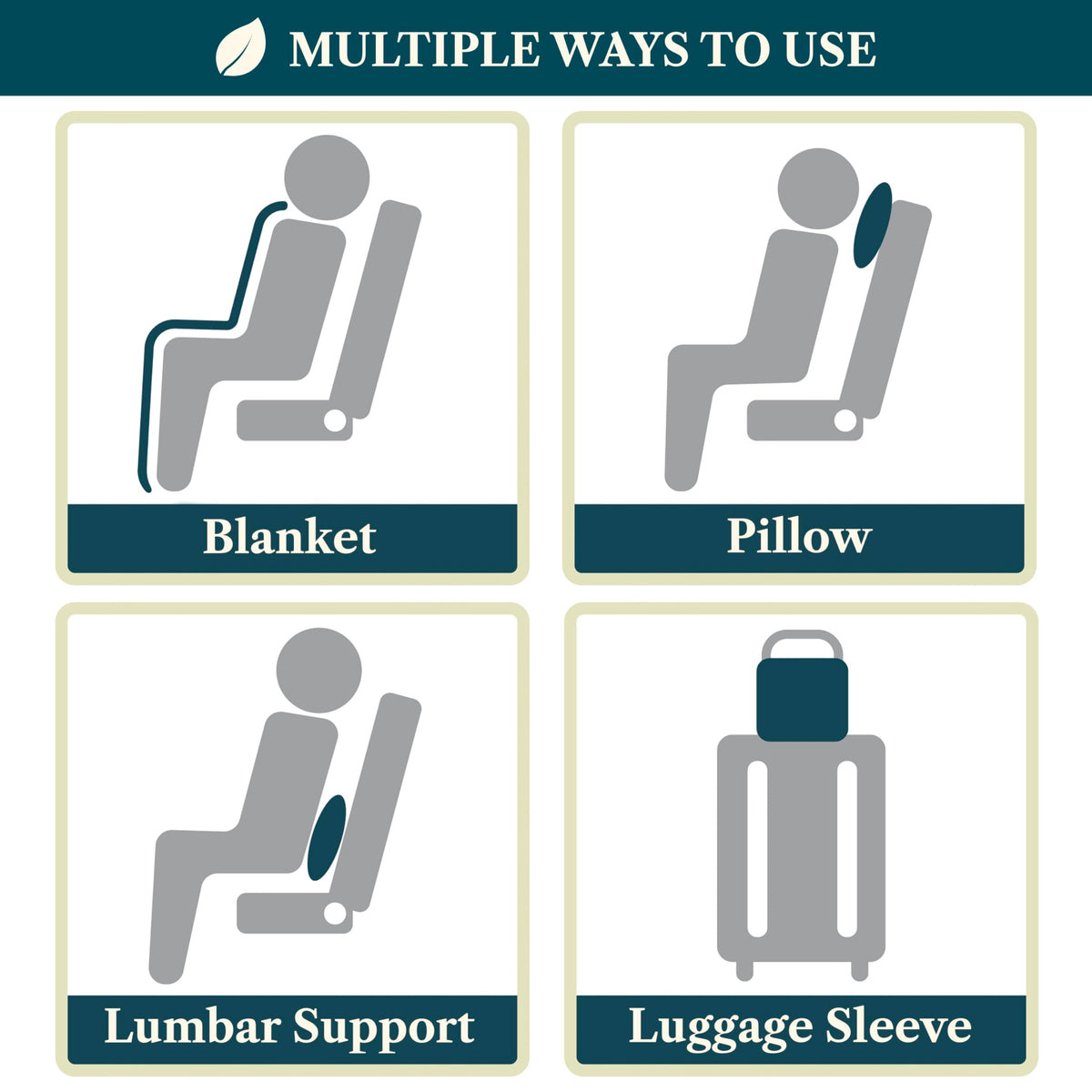 PAVILIA travel blanket is machine washable and becomes softer with use