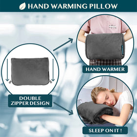 PAVILIA travel blanket pillowcase conversion shows blanket folds into pillow