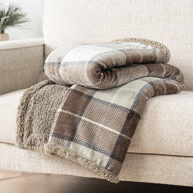 PAVILIA warm cabin decor blanket enhances living room ambiance