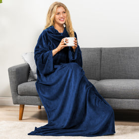 PAVILIA machine-washable blanket becomes softer after each wash.