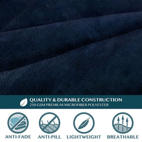 PAVILIA fleece feels soft and durable.