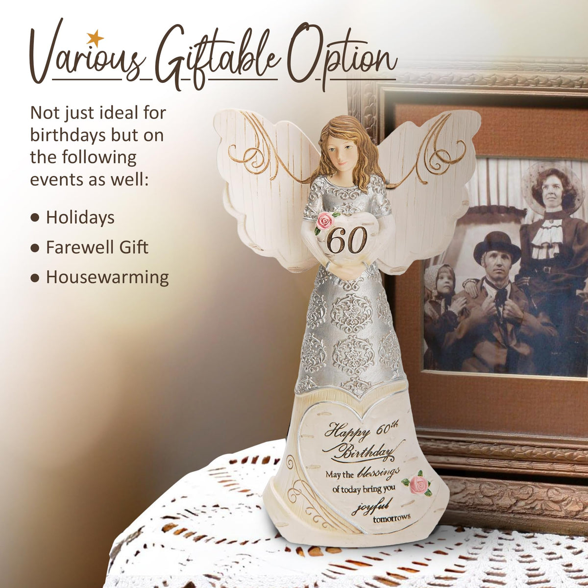 Pavilion Elements Durable polyresin ensures long-lasting keepsake
