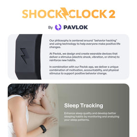 Pavlok Shock Clock 2 puzzle-solving screen helps you start the day alert and focused.