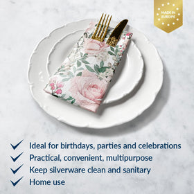 PAW Decor prefolded napkins with Airlaid texture offer premium softness and strong absorption.