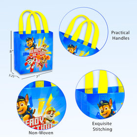 Paw Patrol mini tote handle close-up, durable and practical