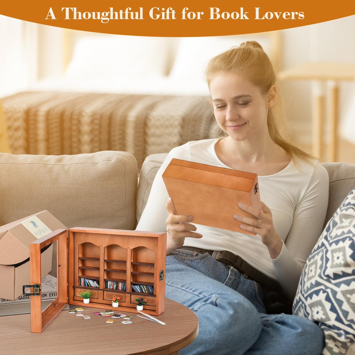 Pawnoc gift-ready decor set suitable for book lovers and students