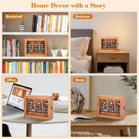 Pawnoc handcrafted wooden finish adds elegant, long-lasting decor to any room